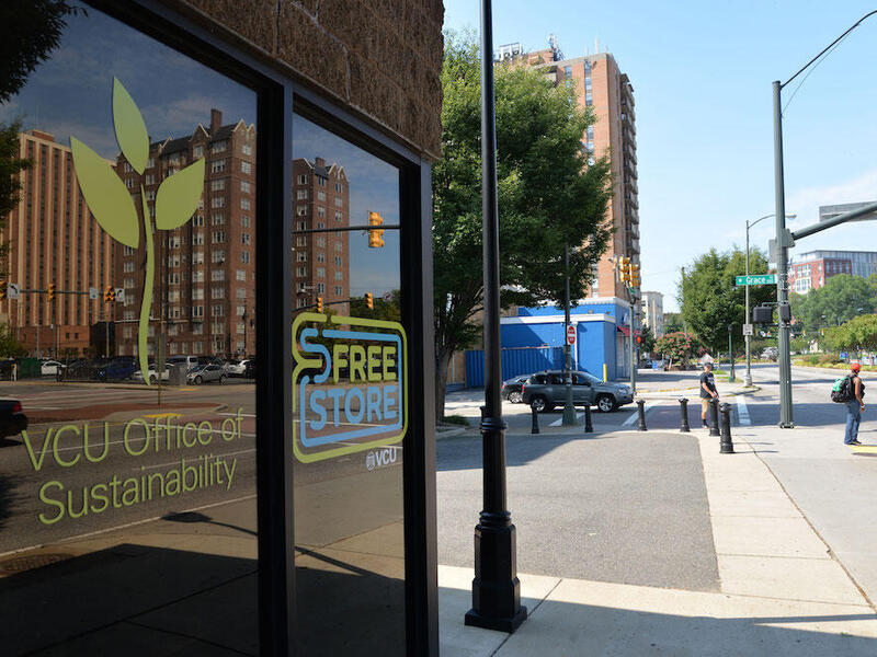 Storefront window. 