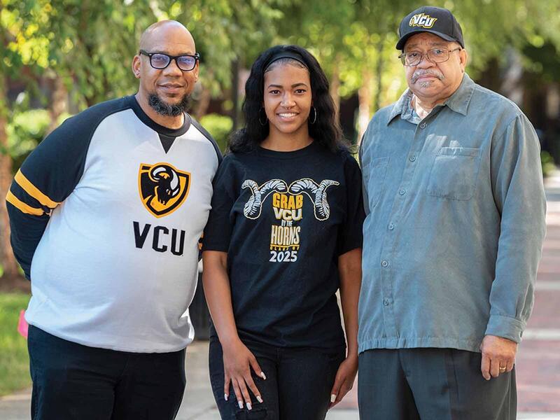 Laila Hendricks continues the VCU tradition of her family, including Jason Hendricks and Charles Allen. 