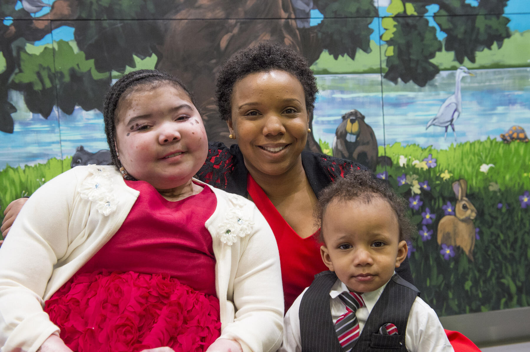  From left to right: Brianna; her mom, Nicole; and little brother, Ian.