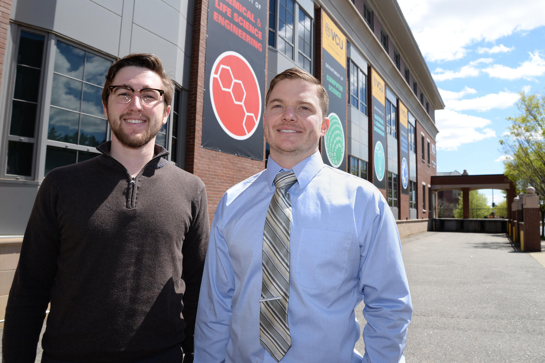 Nicolas Miguel Andrade, left, and Patrick Link, at right.