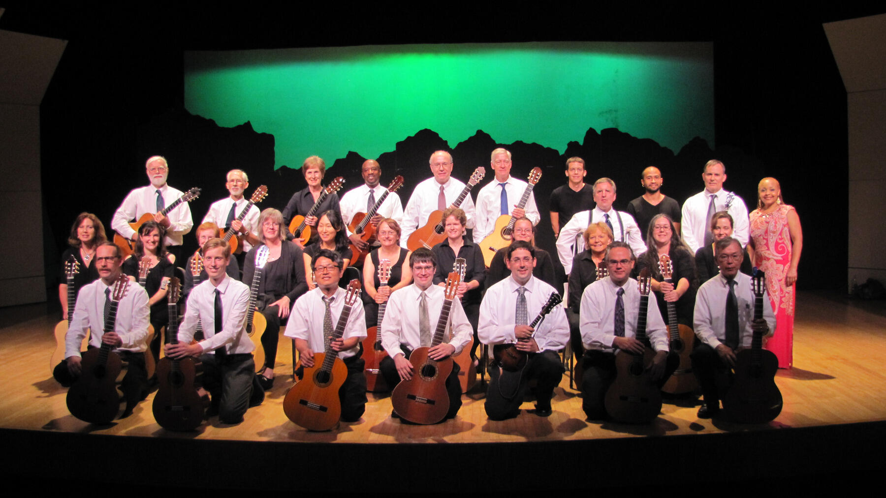 VCU Community Guitar Ensemble. Photo by Curt Blankenship.