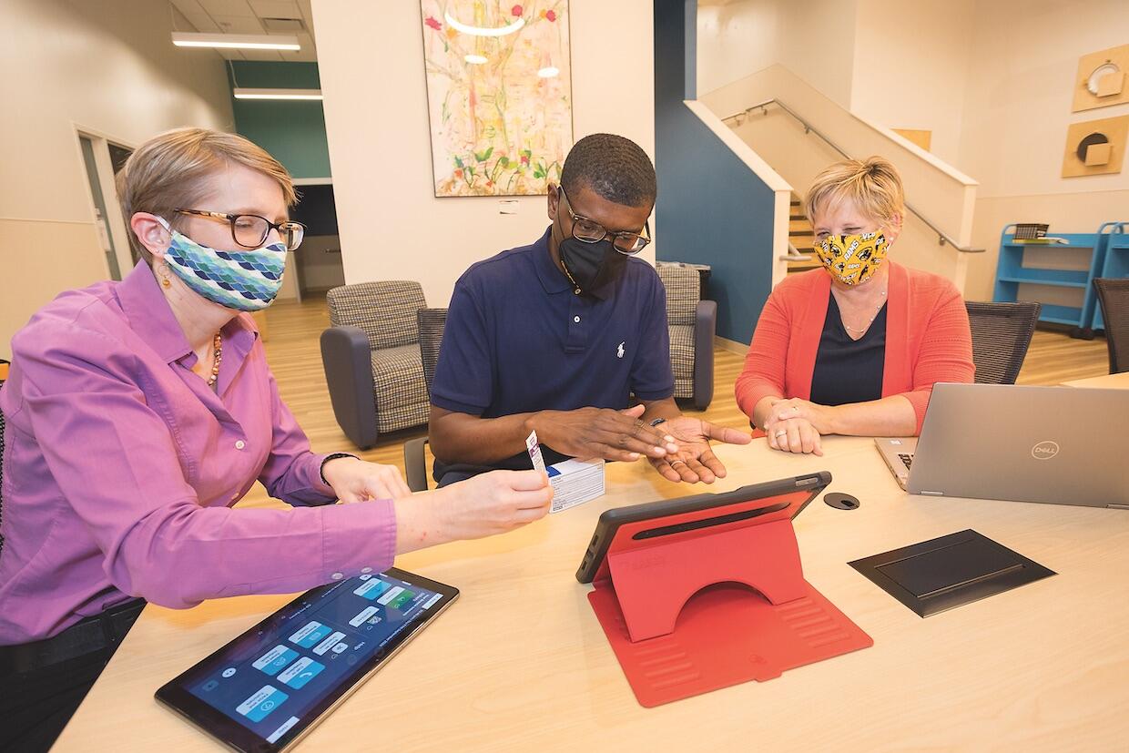 From left: Jodi Winship, Elvin Price, and Pam Parsons.
