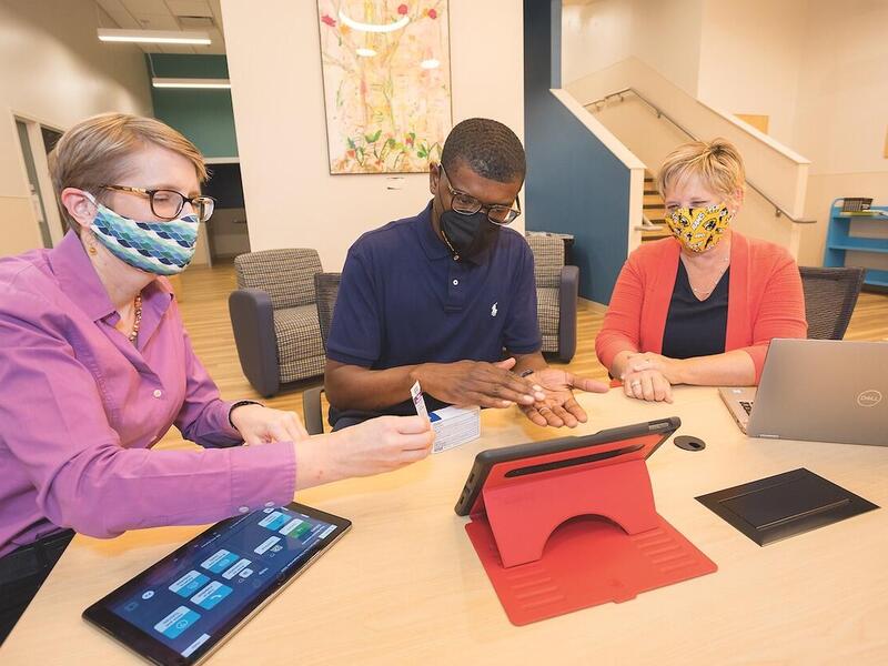 From left: Jodi Winship, Elvin Price, and Pam Parsons.